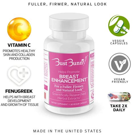 Bust Bunny Review: Natural Breast Enhancement Pills .